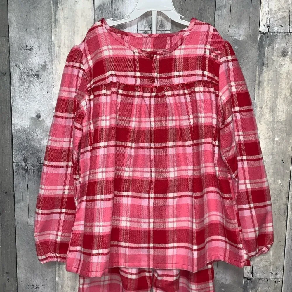Lands End Kids‎ Girls Pajama Set Medium 10-12